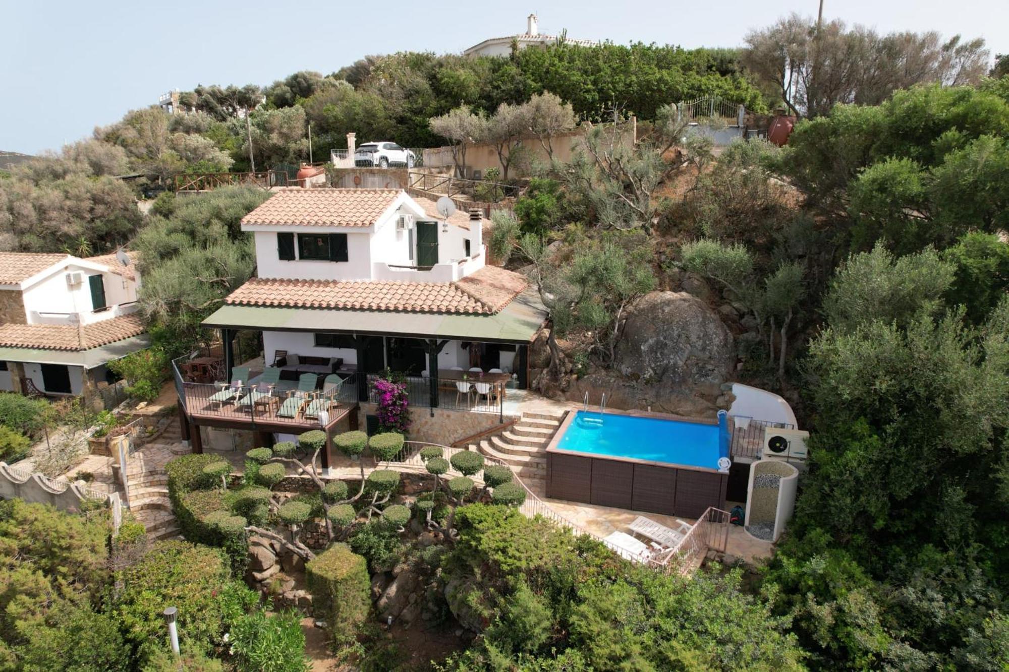 Villetta With Heated Pool And Panoramic View Torre delle Stelle Exterior photo